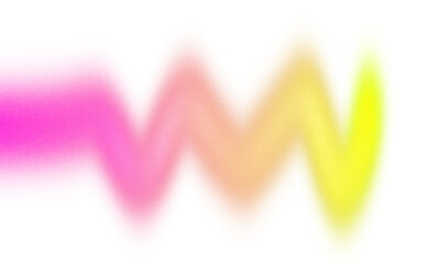 Wall Mural - abstract glowing neon grainy color gradients shape cutout on transparent background, noisy wave shap
