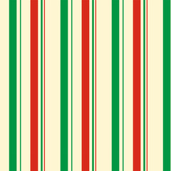 Wall Mural - seamless striped pattern in green red beige.vertical stripes lines abstract repeat pattern for winte