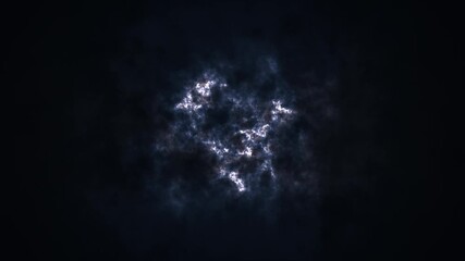 Wall Mural - towards the vacuum of the nebula in space