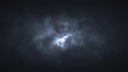 Wall Mural - towards the vacuum of the nebula in space