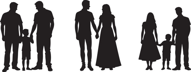 Black silhouette illustration of a computer school concept isolated on transparent background