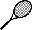 © Smart Craft SVG - Tennis Silhouette Vector - Racket and Sport Theme - Summer, Wimbledon, and Fitness Illustration