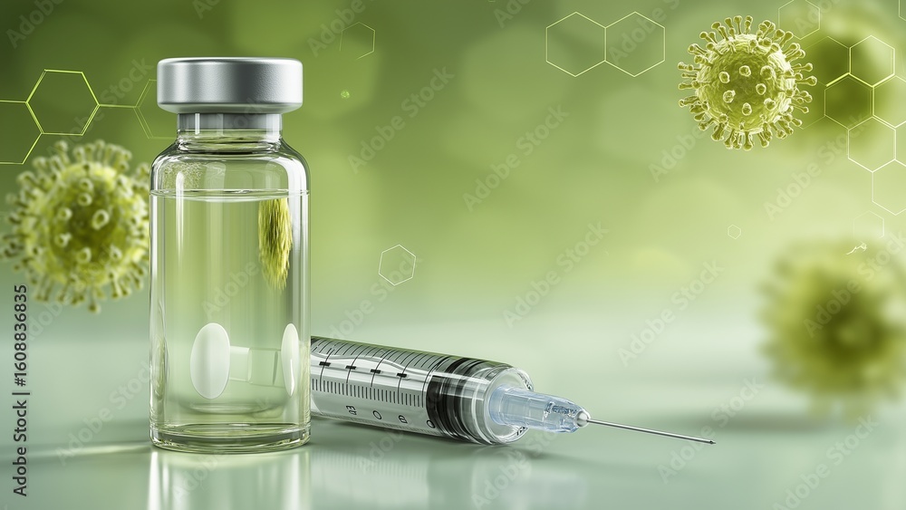 Potaction Inj Medical protection and safety visual showing injection syringe and ...