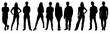© bhupen - vector illustration of a people silhouette