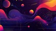 © arisa - abstract cosmic wavescape