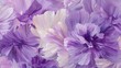 © Ummu - Close-up view of many textured, painted flowers in shades of purple and light pink