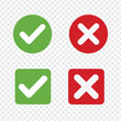 © skilleddesigner90 - check box icon with correct  accept checkmark icons green tick box check list circle frame  checkbox symbol sign  check mark box square frame