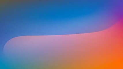 Wall Mural - Abstract gradient curve, blue orange hues, blurred background, website design