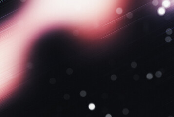Wall Mural - soft glowing abstract background with a smooth pink and black gradient blend, subtle dust and grain 
