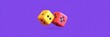 © Anat art - Bright Animated Dice Interface With Colorful Design for Engaging User Experience in Digital Gaming Applications