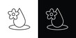 © Gopal - Essentials oil drop icon Simple Set. Vector icons for graphic design template.
