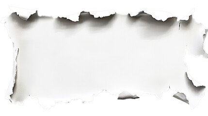Wall Mural - torn paper background with transparent edges for design projects