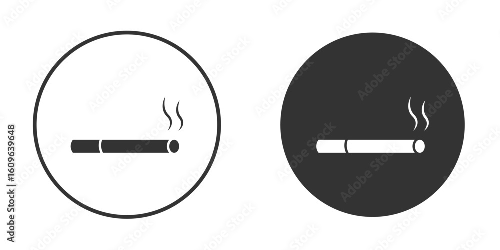 Cigarette icon doodle vectors, vector illustration
