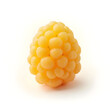 © shahryar - A yellow raspberry on white background