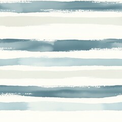 Wall Mural - simple and elegant seamless pattern of hand-painted stripes
