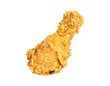 © Zahid - Crispy golden fried chicken drumstick on a transparent background