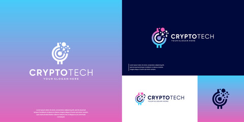 electronic currency , digital investment , modern finance , vector design illustration.