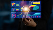 © InfiniteFlow - A conceptual representation of business insights featuring data visualization elements like graphs and charts, with a light bulb symbolizing innovative thinking and ideas. Impute