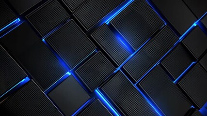 Wall Mural - high technology futuristic modern theme abstract background, metallic wall with layers and rgb neon 