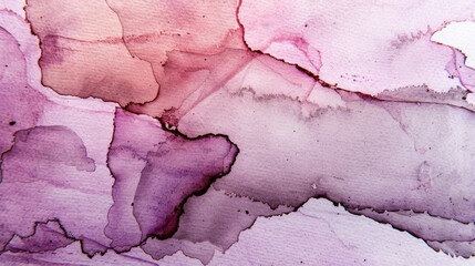 Wall Mural - pale watercolor wash background with light pink and purple hues, creating soft and dreamy atmosphere