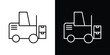 © Gopal - Forklift icon vectors - high quality black style vector icons