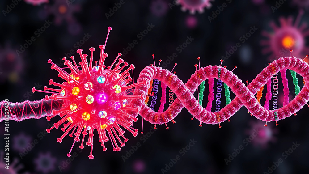 Stock-Illustration „4D cryo-electron microscopy of bacterial memory: 1 ...