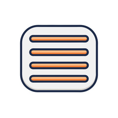vector glossy button with arrow