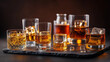 © Herma - Strong alcohol drink. Whisky, rum, tequila, cognac