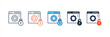 © ali - Settings icon set multiple style collection