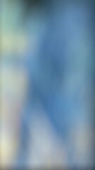 Wall Mural - vertical abstract soft blue and orange blur 4k loop features blue to orange-white gradient colors sh