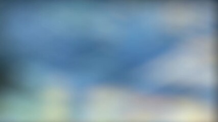 Wall Mural - abstract soft blue and orange blur 4k loop features blue to white gradient colors shifting and movin