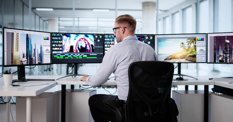 Talented Graphic Designer Creating Engaging Content