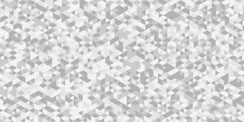 Wall Mural - geometric seamless white, gray cube square low polygon texture wallpaper. abstract surface creative 