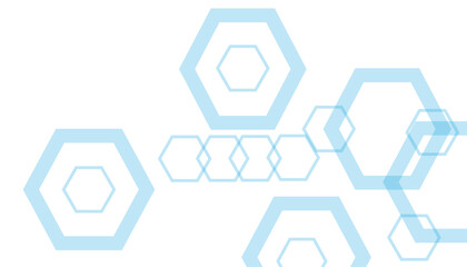 Wall Mural - vector hexagons pattern. geometric abstract background with simple hexagonal elements. medical, tech