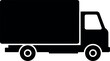 © Taslima - Black box truck icon silhouette