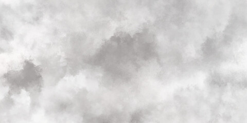 Wall Mural - Abstract white and gray isolated cloud cumulus clouds. Gray aquarelle painted realistic fog or mist smoky textured canvas design. White and ash messy wall stucco texture background.	