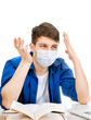 © Sabphoto - Student in a Flu Mask