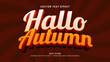 © cuplis design - hallo autumn editable text effect