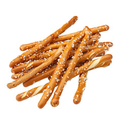 Wall Mural - Stack of Salty Pretzel Sticks