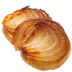 Wall Mural - Sliced Caramelized Onions with Golden Brown Layers