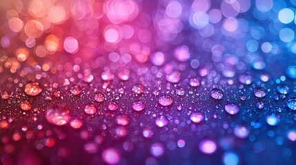 Abstract Purple-Orange-Blue Bokeh for Mobile UI, Web Banners & Presentations with Soft Focus

