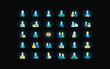 © Boshir - Diverse professional people icons business teamwork