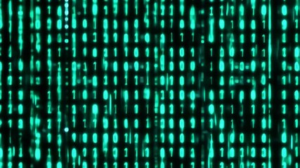 Abstract digital code display