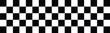 © Designflowbd - Black and white checkered line seamless pattern repeating banners of racing flag stripe speed texture