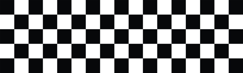 black and white checkered line seamless pattern repeating banners of racing flag stripe speed textur