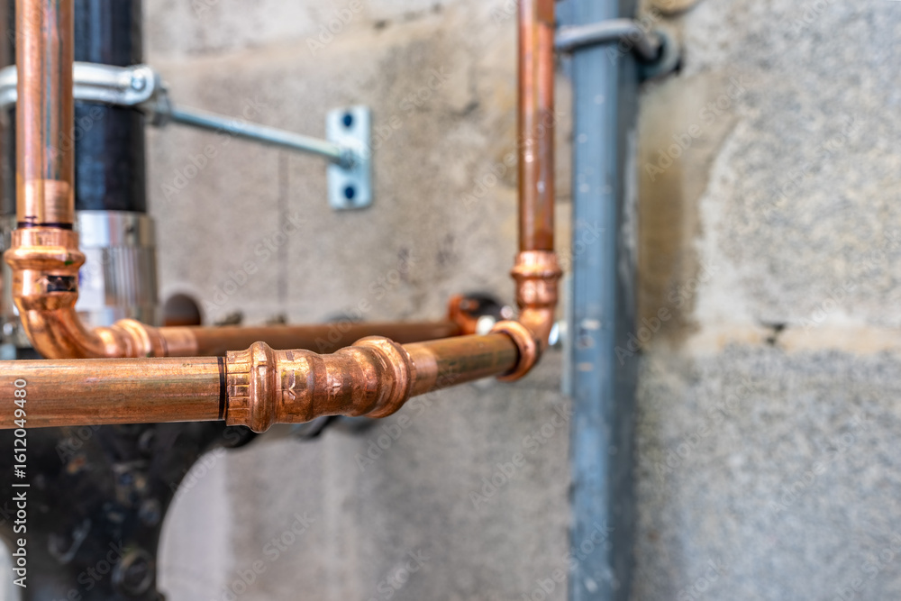 Press-fit fittings, copper pipe plumbing connections and fittings for ...