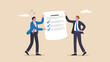 © Umar Studio - Businessmen reviewing contract checklist for compliance and corporate agreement success