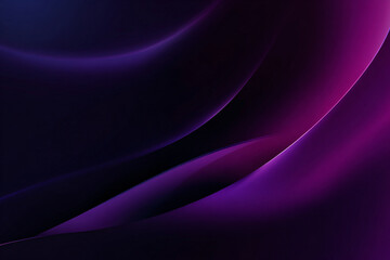 Wall Mural - Abstract wavy purple background. violet gradient. banner.