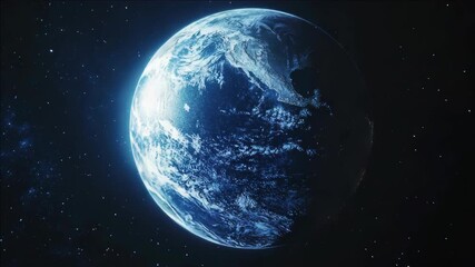 Wall Mural - Planet seen from the cosmos.