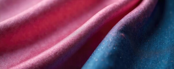 Canvas Print - close-up shot of a crisp, sharply defined crease in luxurious fabric, suggesting high-end quality an
